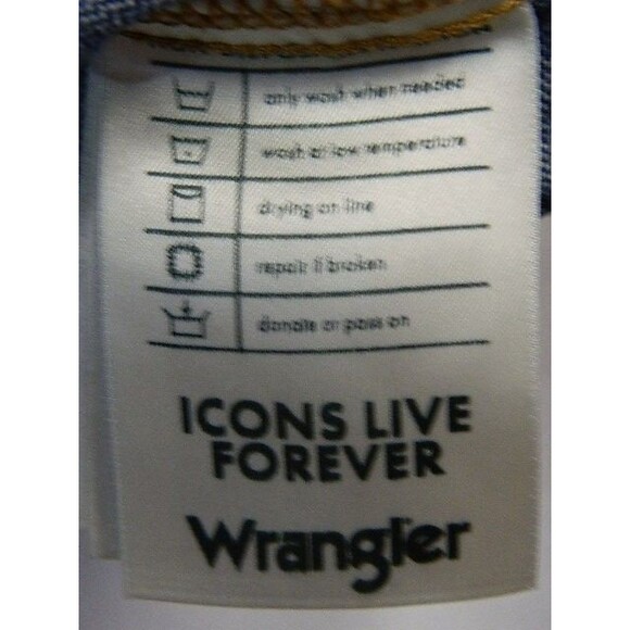 Wrangler ICONS Women's Blue Denim Jacket 124WJ Size Small - Picture 8 of 16